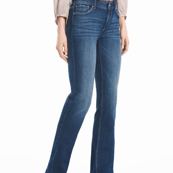 White House Black Market Denim - WHBM Bootcut Jeans, Size 4 Short, EUC